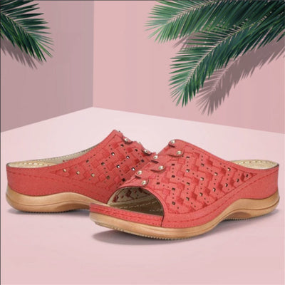 Pantuflas y Sandalias Mujer Suela Gruesa Talla Grande Cómodas - Image 3