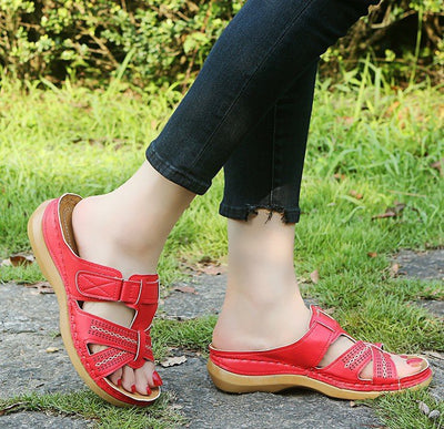 Sandalias Cómodas de Color Sólido para Mujer - Tallas Grandes 35-43 - Image 27