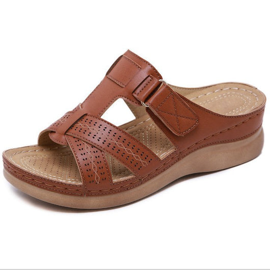 Sandalias Cómodas de Color Sólido para Mujer - Tallas Grandes 35-43 - Image 24