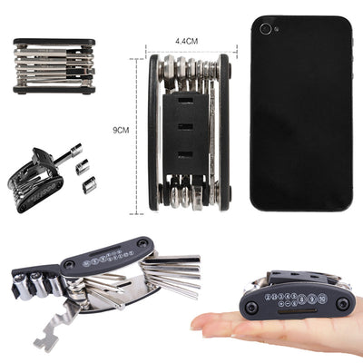 Llave Inglesa Portátil Multiherramienta para Bicicleta con Destornillador - Image 16