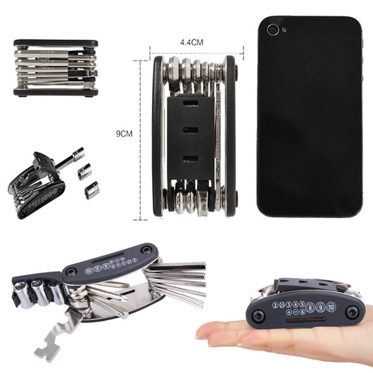 Llave Inglesa Portátil Multiherramienta para Bicicleta con Destornillador - Image 5