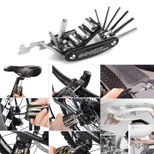 Llave Inglesa Portátil Multiherramienta para Bicicleta con Destornillador - Image 7