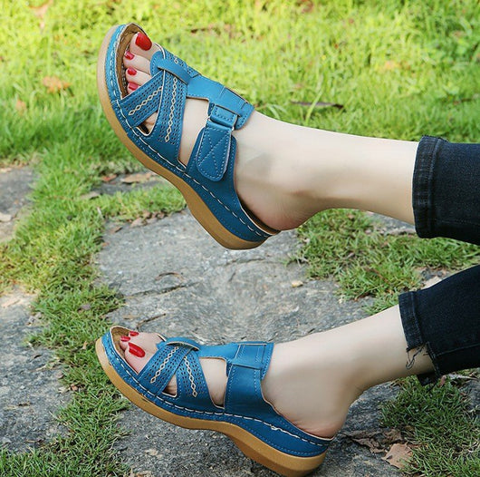 Sandalias Cómodas de Color Sólido para Mujer - Tallas Grandes 35-43 - Image 12