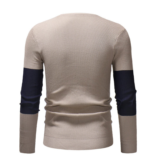 Blusa Básica de Capas con Combinación de Colores - Cómoda y Versátil - Image 5