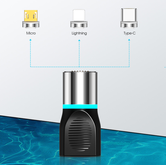 Adaptador Magnético 3 en 1 Carga Rápida 3A USB-C - Image 7