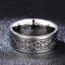 Mens And Womens Triangle Titanium Ring 8mm Stainless Steel Ring A 7