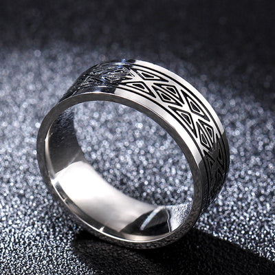 Anillo Triangular de Titanio 8mm para Hombre y Mujer - Acero Inoxidable - Image 5