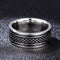 Mens And Womens Triangle Titanium Ring 8mm Stainless Steel Ring C 7