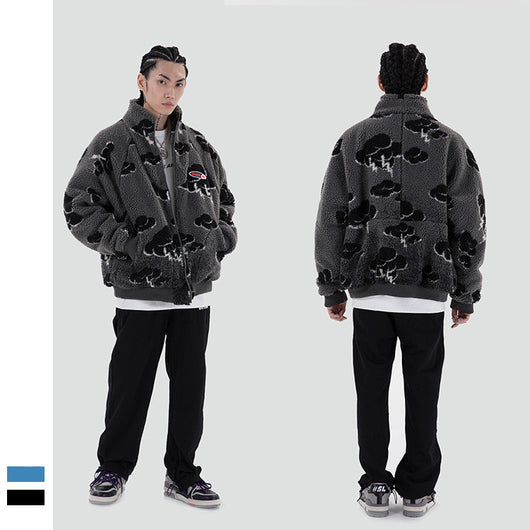Abrigo de Invierno MADE EXTREME Retro Oversize con Forro de Borrego para Hombre - Image 5