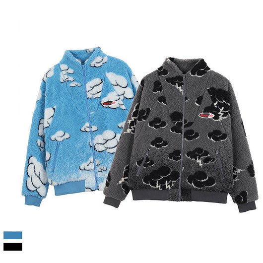 Abrigo de Invierno MADE EXTREME Retro Oversize con Forro de Borrego para Hombre