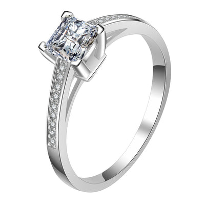 Anillo de Moissanita con Seis Garras para Mujer - Image 6