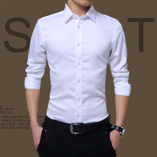 Camisa Formal de Manga Larga para Hombre - Estilo Profesional - Image 7