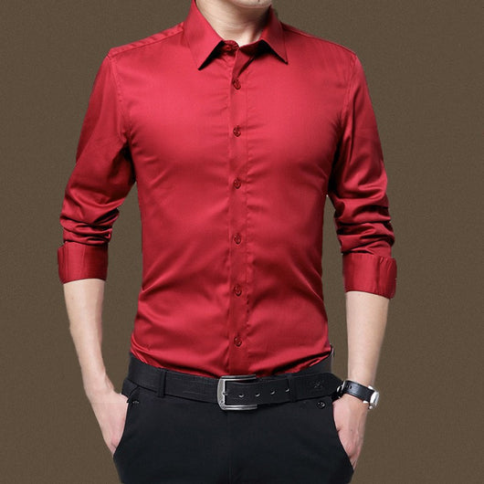 Camisa Formal de Manga Larga para Hombre - Estilo Profesional - Image 4