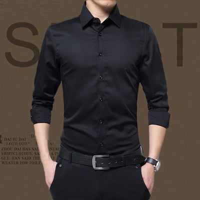 Camisa Formal de Manga Larga para Hombre - Estilo Profesional - Image 3