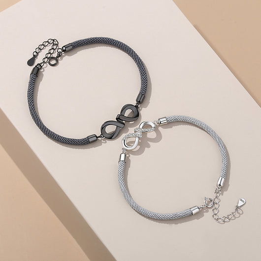 Pulsera Mobius para Parejas en Plata 925 - Image 9