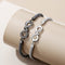 Pulsera Mobius para Parejas en Plata 925