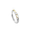 Anillo de Plata 925 Sol Luna Estrella para Parejas - Diseño Literario Minimalista
