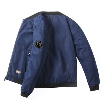 Chaqueta de Trabajo con Cuello de Pie Estilo Béisbol para Hombre - Image 3