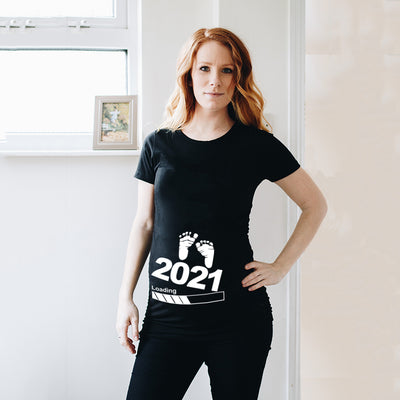 Playera de Maternidad con Estampado Infantil de Manga Corta - Image 15