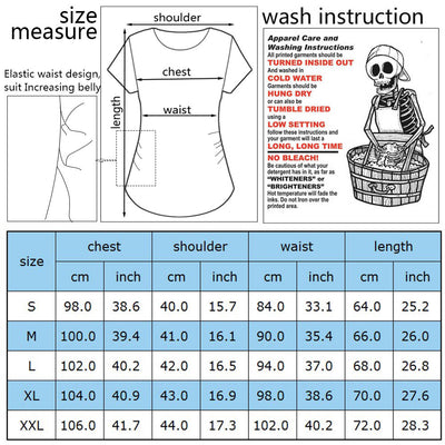 Playera de Maternidad con Estampado Infantil de Manga Corta - Image 13