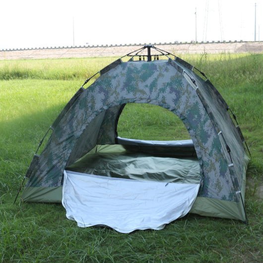 Tienda de Campaña Camuflada para 3-4 Personas - Montaña y Playa - Image 5
