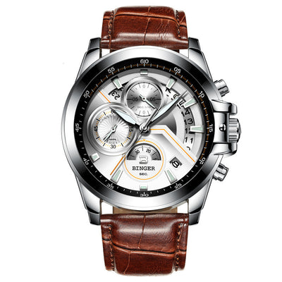 Reloj de Cuarzo para Hombre Binger - Elegancia y Precisión - Image 11