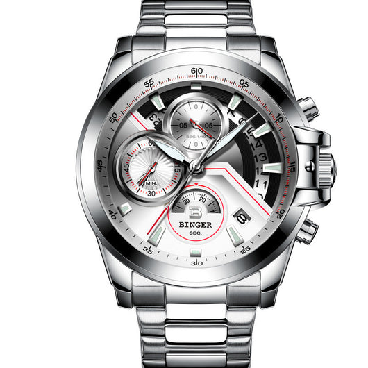 Reloj de Cuarzo para Hombre Binger - Elegancia y Precisión - Image 8