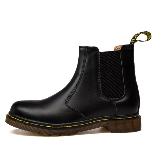 Botas Martin de Cuero Grueso con Tacón Grueso Estilo Británico para Mujer - Image 19