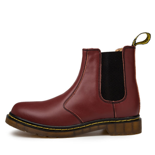 Botas Martin de Cuero Grueso con Tacón Grueso Estilo Británico para Mujer - Image 2