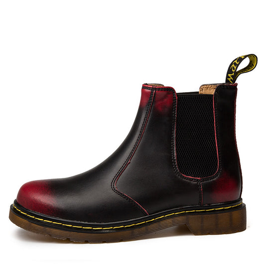 Botas Martin de Cuero Grueso con Tacón Grueso Estilo Británico para Mujer - Image 3