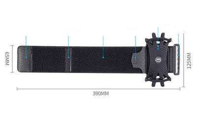 Brazalete Deportivo Rotativo con Bolsa de Brazo para Teléfono - Image 7