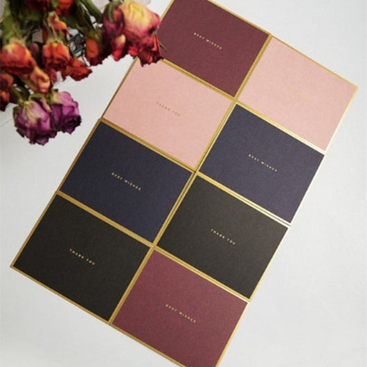 Tarjetas Mini Decoradas con Borde Dorado - Mensajes de Agradecimiento y Bendiciones - Image 18