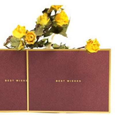 Tarjetas Mini Decoradas con Borde Dorado - Mensajes de Agradecimiento y Bendiciones