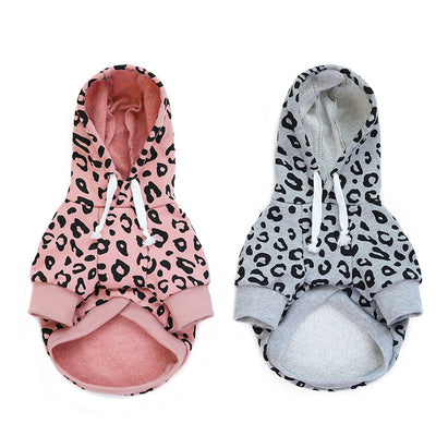 Suéter para Perro con Capucha Estampado Leopardo - Diseño Moderno y Cómodo - Image 5
