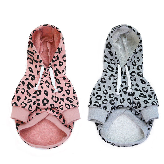 Suéter para Perro con Capucha Estampado Leopardo - Diseño Moderno y Cómodo - Image 5