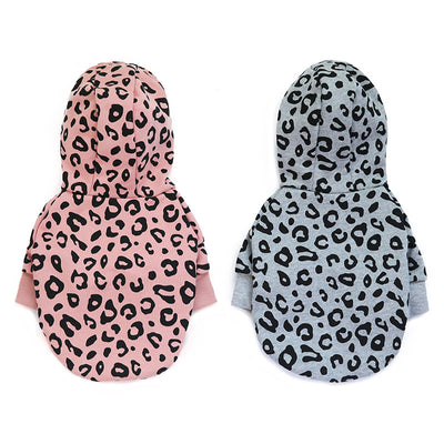 Suéter para Perro con Capucha Estampado Leopardo - Diseño Moderno y Cómodo - Image 2