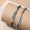 Pulsera de Plata S925 Pareja Caballero Princesa con Correa de Mano