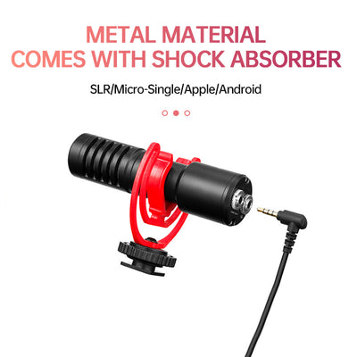 Micrófono Profesional con Cable para Smartphone y Cámara DSLR - Image 9