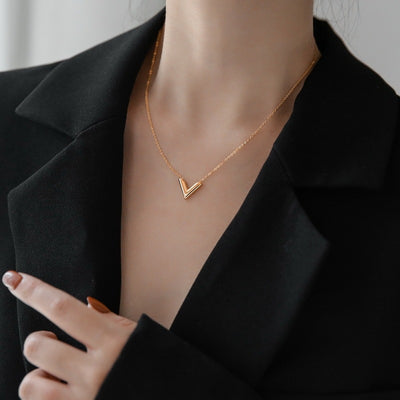 Collar de Clavícula Retro con Letras Personalizadas - Diseño Exclusivo Tendencia Ins - Image 3