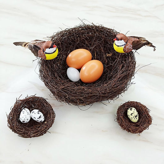 Decoración Nido de Pájaros con Huevos - Adornos Lindos para Pascua - Image 28