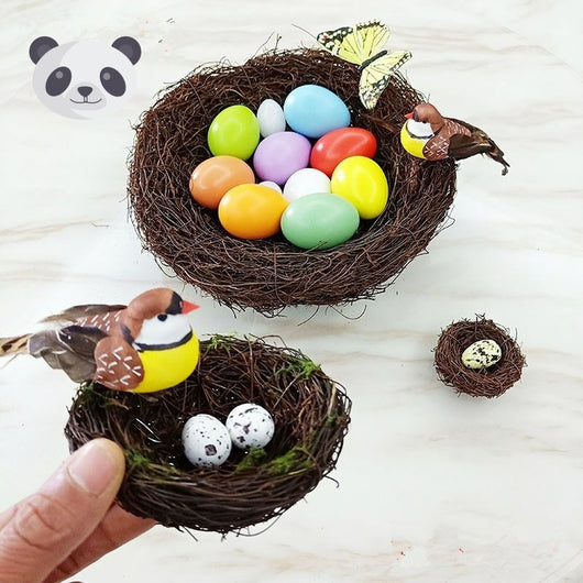 Decoración Nido de Pájaros con Huevos - Adornos Lindos para Pascua - Image 4