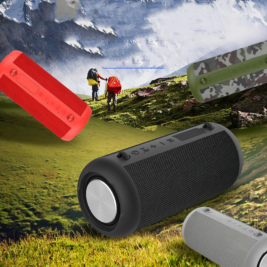 Parlante Bluetooth Portátil 20W con Subwoofer para Deportes y Exterior