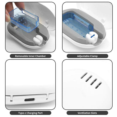 Estuche Desinfectante UV-C para Cepillo de Dientes - Image 22