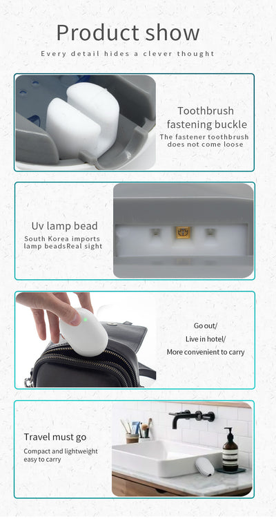 Estuche Desinfectante UV-C para Cepillo de Dientes - Image 8