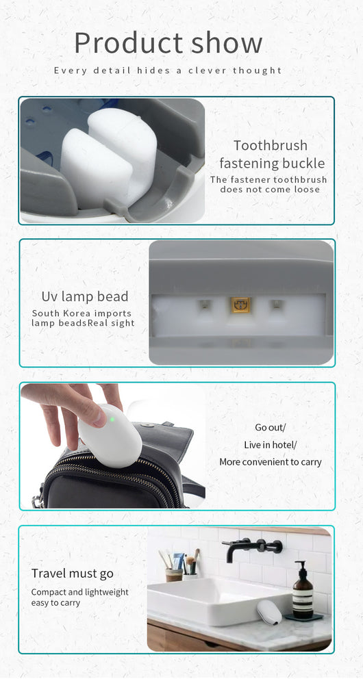 Estuche Desinfectante UV-C para Cepillo de Dientes - Image 8