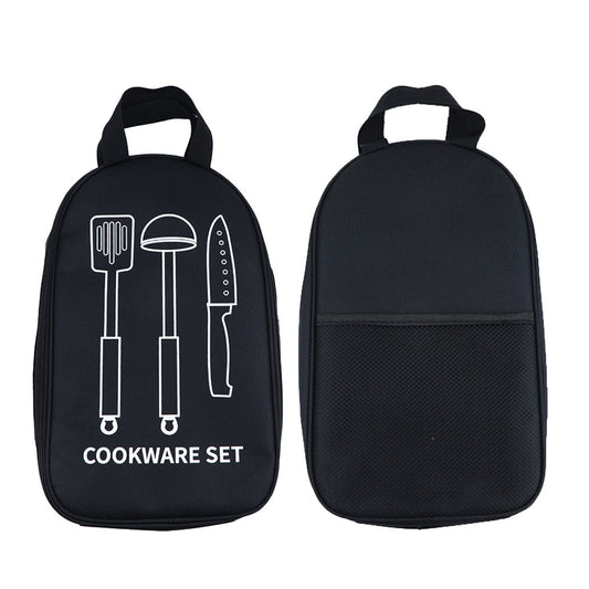Organizador Portátil de Utensilios de Cocina para Camping y Viajes