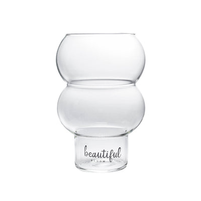 Vasos de Cristal para Postres, Batidos y Helados - Diseño Elegante Redondo