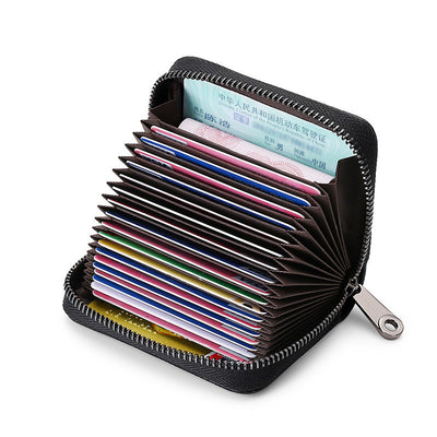 Billetera de Cuero para Mujer con Protección Anti Robo y Cierre de Cremallera - Image 16