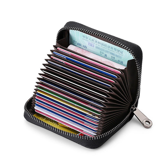 Billetera de Cuero para Mujer con Protección Anti Robo y Cierre de Cremallera - Image 16
