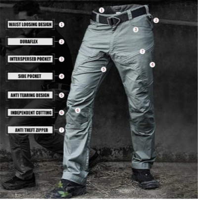 Pantalones Tácticos de Entrenamiento Resistentes para Hombre - Image 7